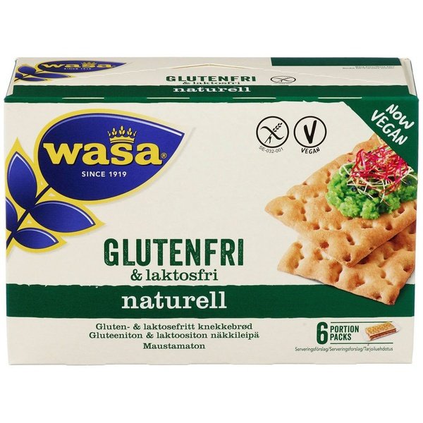 Wasa Crispbread Gluten and Lactose Free (240 grams) – Norwegian Foodstore