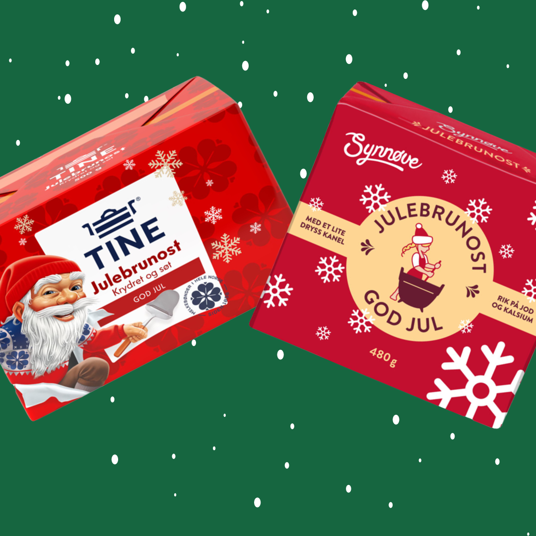 A Norwegian Delight! TINE Julebrunost vs. Synnøve Julebrunost