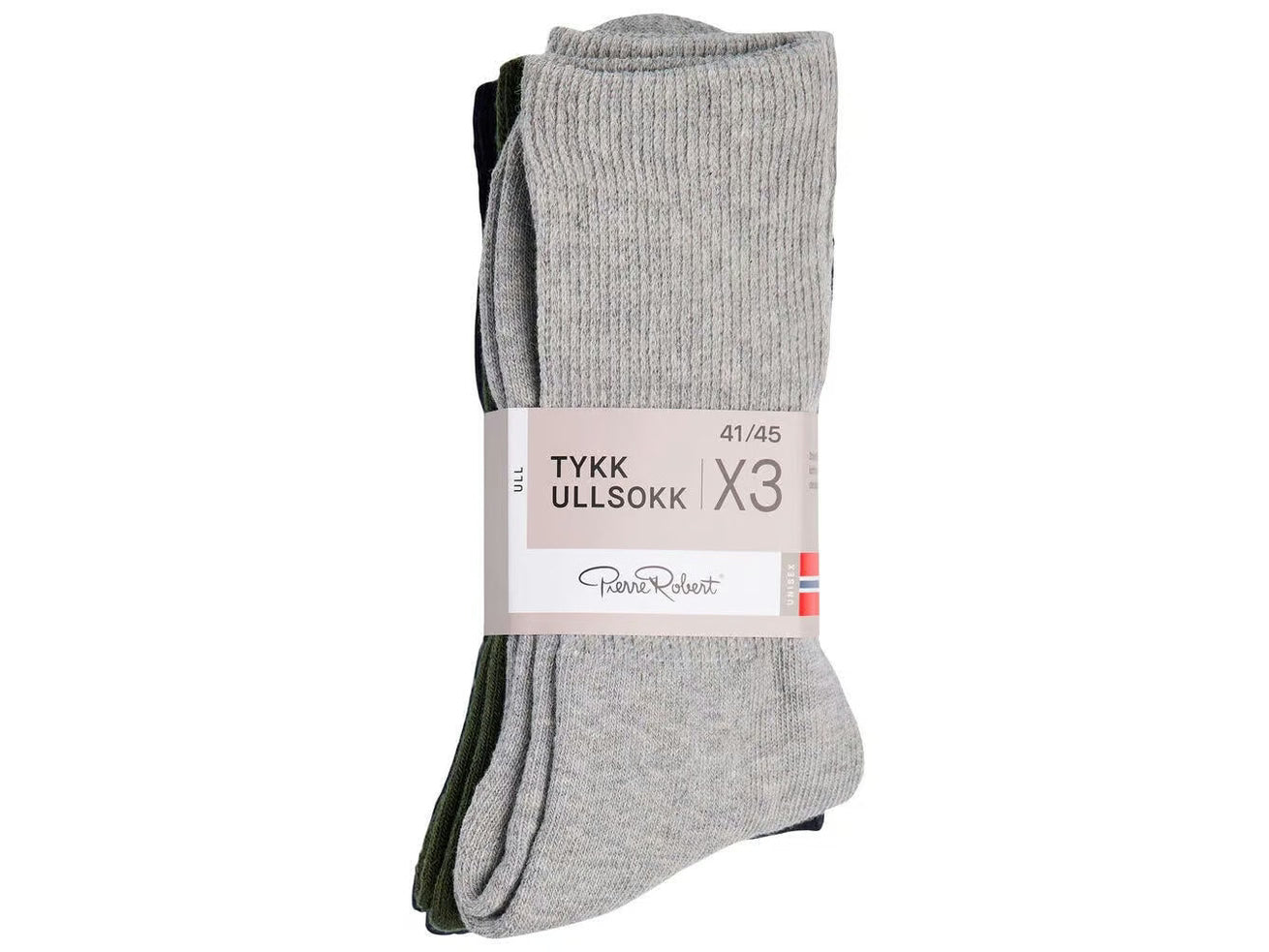 Wool Sock Adult  40 % wool 3 pack