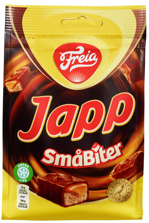 Freia Japp chocolate pieces 150 gram (Småbiter) Norwegian Foodstore