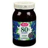 Lerum Blueberry Jam (Blåbær syltetøy uten tilsatt sukker) 330gr Norwegian Foodstore