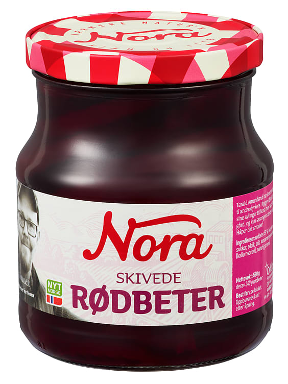 Beetroot in brine 580 grams (Rødbeter) Norwegian Foodstore