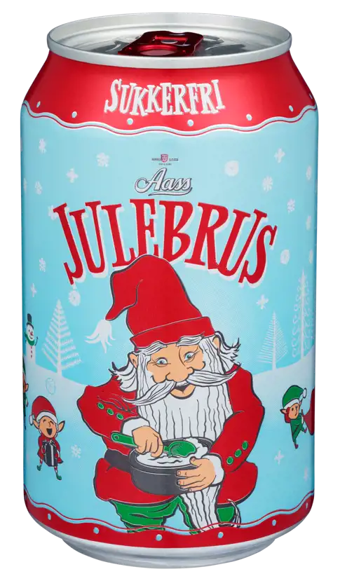 Aass sugar-free Christmas soda 330 ml can