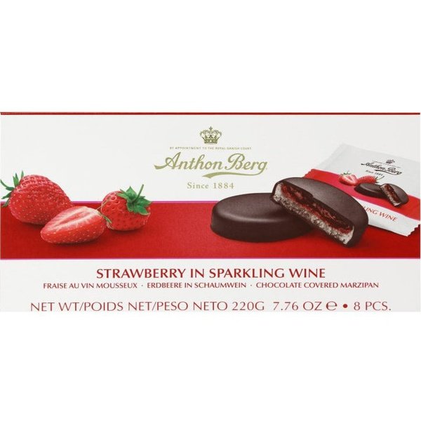 Anthon Berg Strawberry 220g (Jordbær i vin)