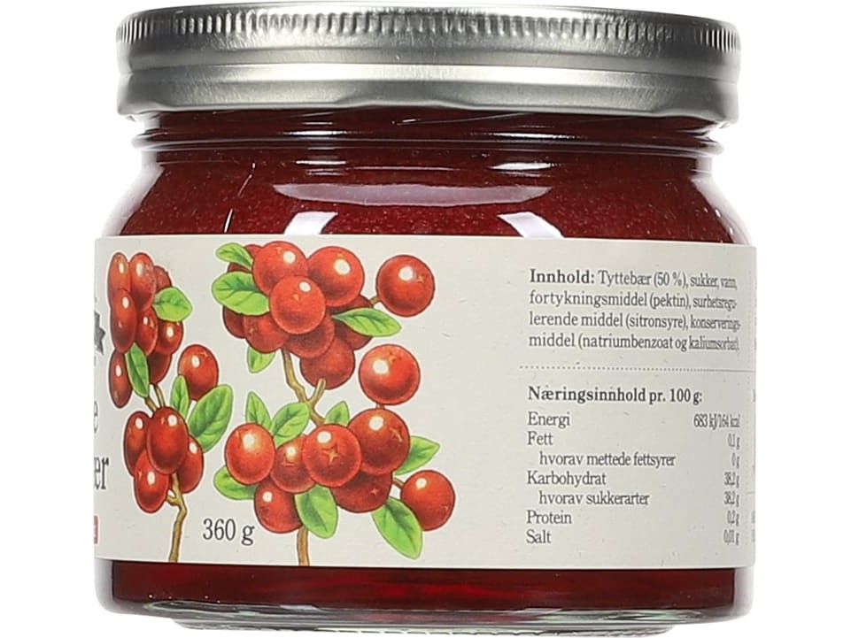 Askim Stirred Lingonberries 360g Norwegian Foodstore