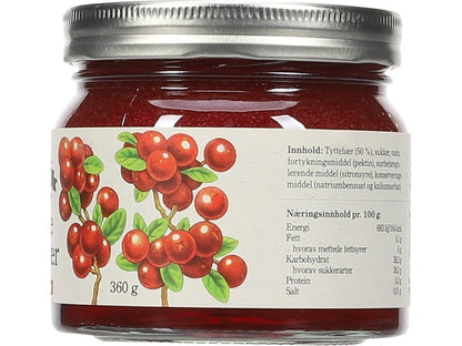 Askim Stirred Lingonberries 360g Norwegian Foodstore