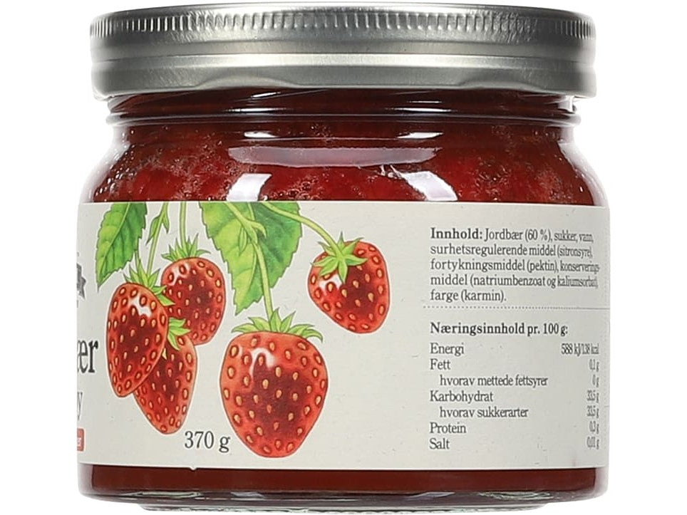 Askim Strawberry Jam 370g (jordbær syltetøy) – Norwegian Foodstore