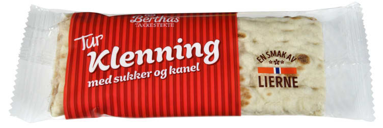 Berthas Sugar & Cinnamon Turklenning (Sukker & Kanel) 1pk – authentic Norwegian baking product from Norway with fast worldwide shipping
