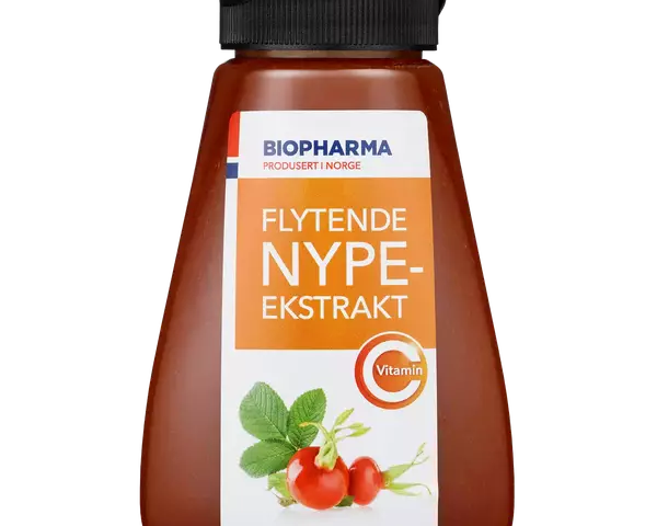 Biopharma rose hip extract 180ml (Nypeekstrakt) Norwegian Foodstore