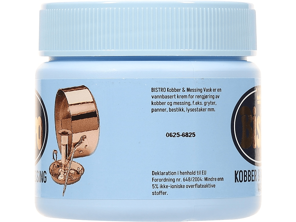 Bistro Copper & Brass Cleaner – content declaration