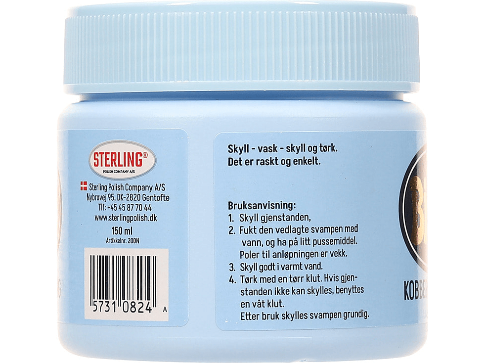 Bistro Copper & Brass Cleaner – directions and manufacturer address