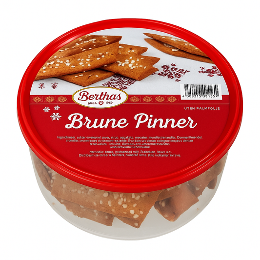 Berthas Brown sticks cookies 300 grams (Brune Pinner)