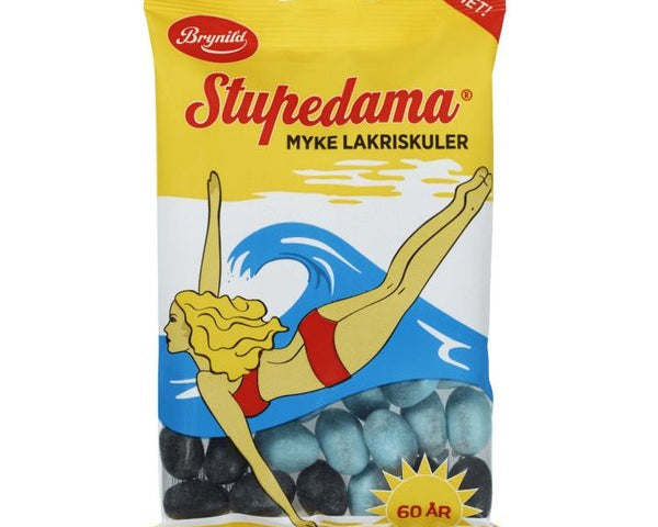 Brynild Stupedama Licoriceballs 100 grams (Licorice balls)