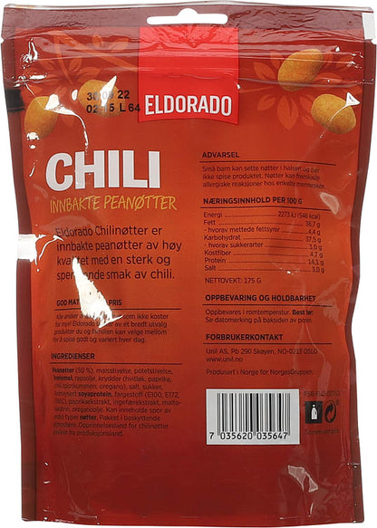 Chillinuts 175 gram (Chilinøtter) Norwegian Foodstore
