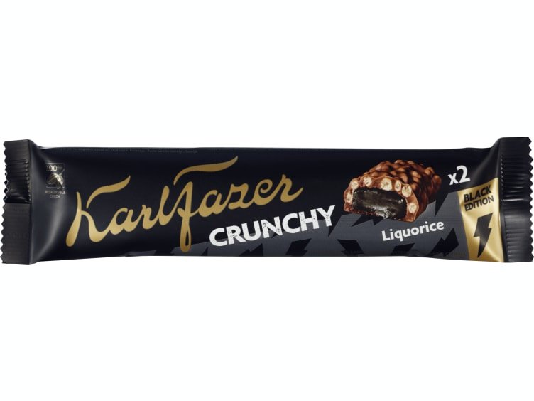 Exp. date sale | Fazer Crunchy Black Lakris 55g