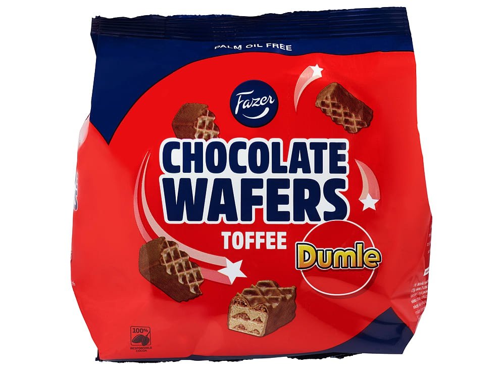Dumle Wafer Chocolate 175g Fazer