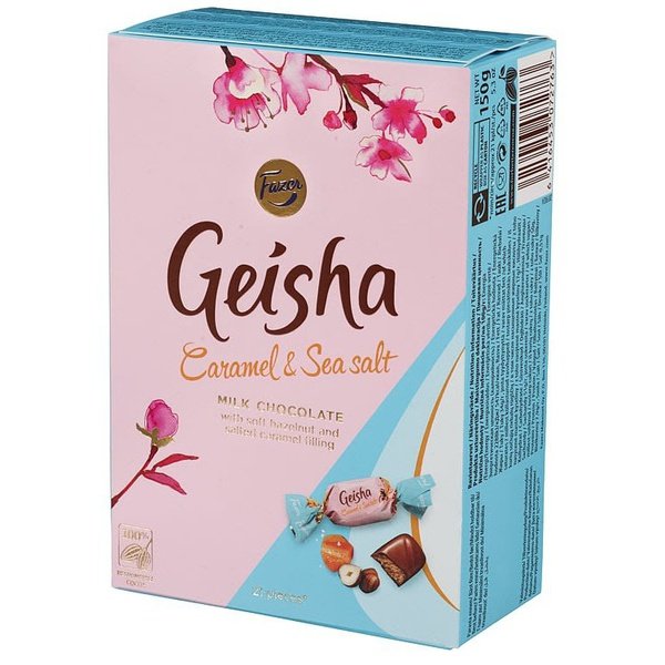 Fazer Geisha chocolate Caramel&Seasalt (Konfekt) 150 grams