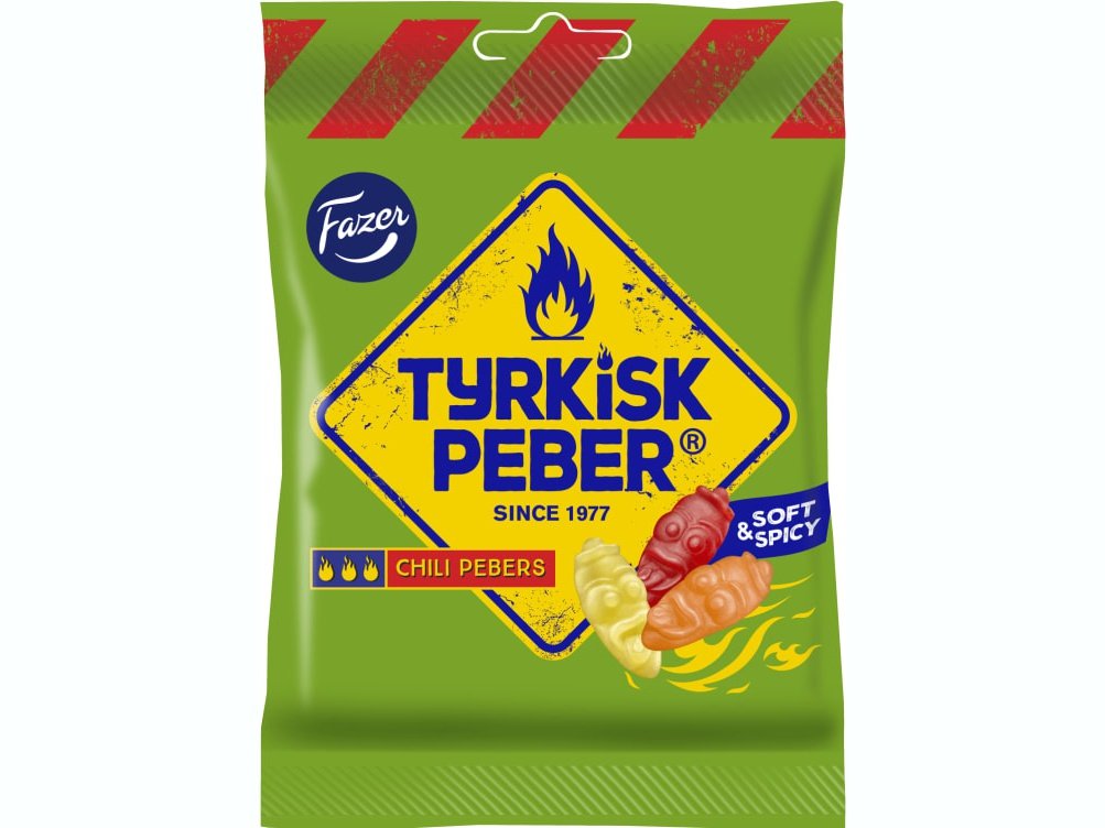 Tyrkisk Peber Chili Pebers 120g Fazer
