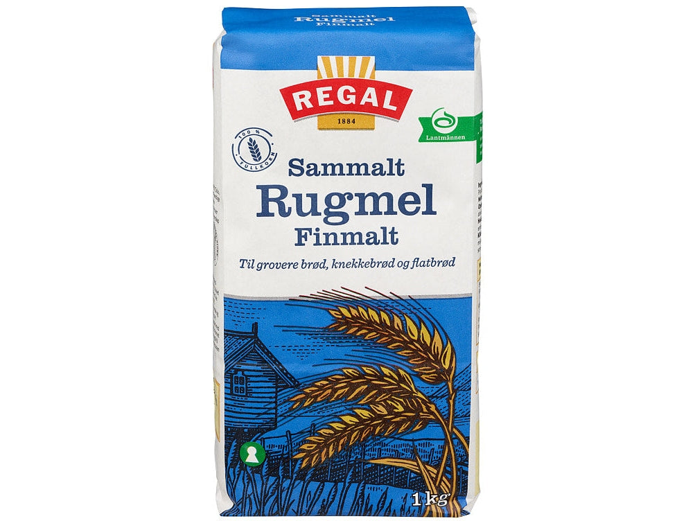 Regal Fine Whole Grain Rye Flour 1 kg