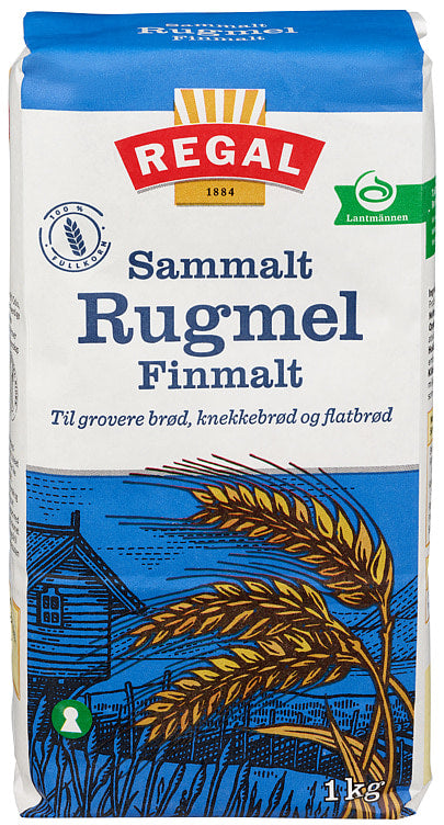 Regal Fine Whole Grain Rye Flour 1 kg