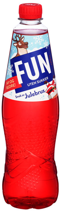 Fun Light Christmas drink (Julebrus saft) 0.8l Norwegian Foodstore
