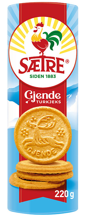 Gjende Original Cookies (Kjeks) 220 grams Norwegian Foodstore