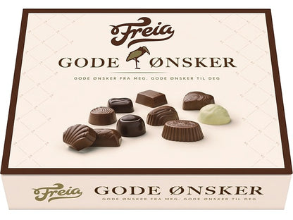Freia Best wishes mixed chocolates 410 gram (Gode ønsker konfekt) Norwegian Foodstore