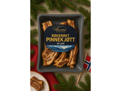 Henriettes Pinnekjøtt Smoked (Bøkerøkt) 1,9 kg
