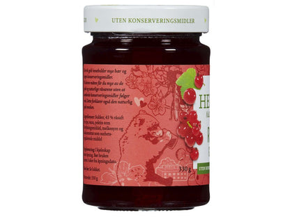 Hervik Currants jelly 330 grams (Rips gelè) Norwegian Foodstore
