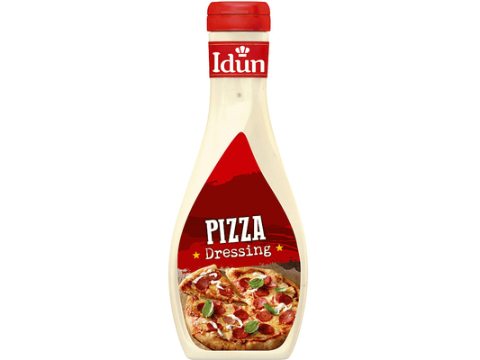 Idun Pizza Dressing 435 g – front of bottle