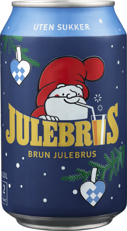 Dahls brown Christmas soda without sugar 330 ml can