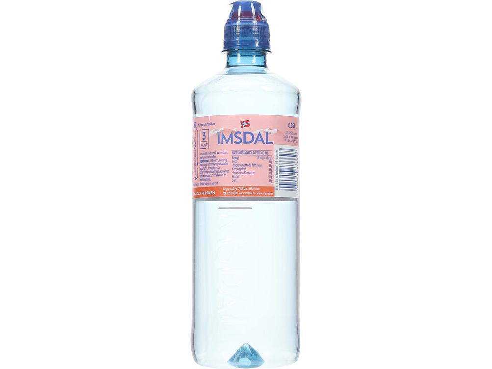 Imsdal Peach Spring Water 0,65 l