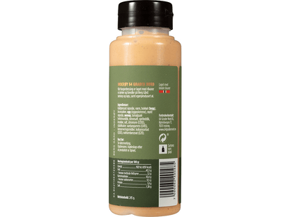 Inderøy 64° Nord Burger Dressing 245 g – ingredients and nutrition label
