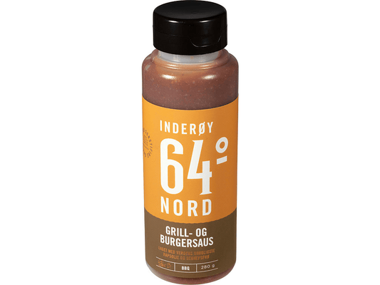 Inderøy 64° Nord Grill & Burger Sauce 280 g – front