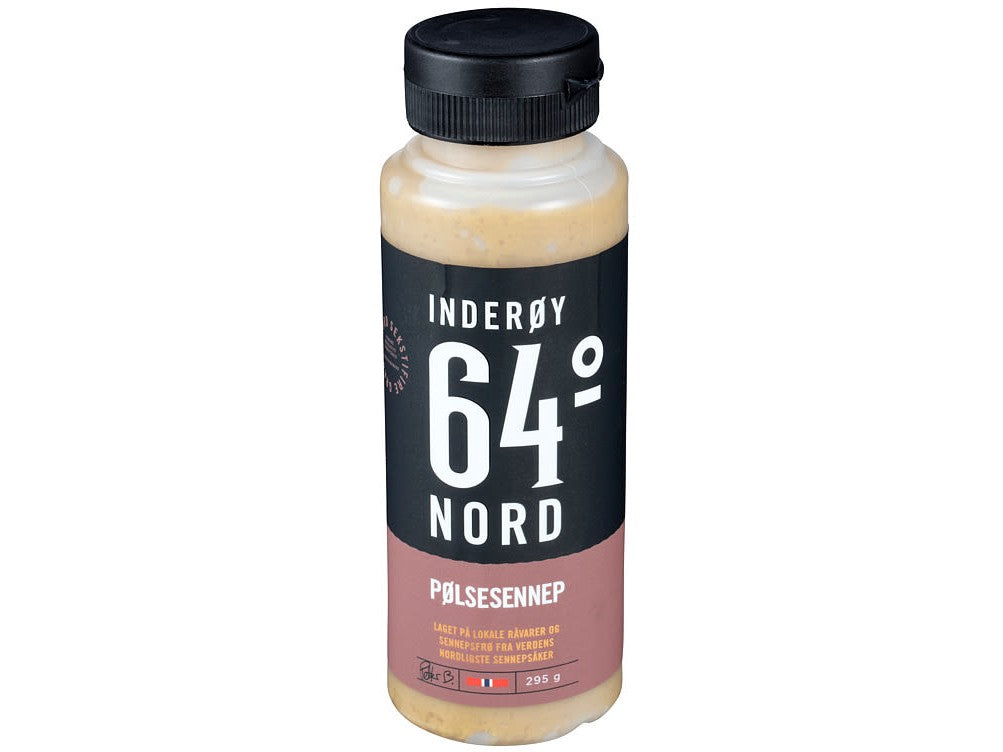 Inderøy 64° North Sausage Mustard 295g (Pølsesennep 295g)