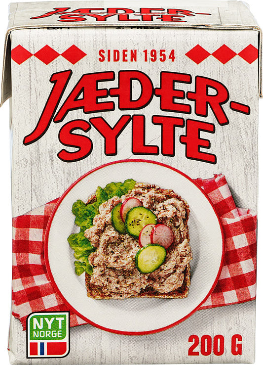 Jædersylte 200g – authentic Norwegian food from Norway with fast worldwide shipping
