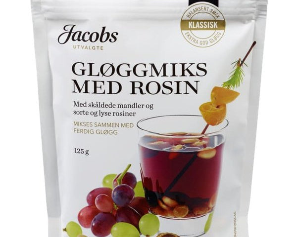 Jacobs Gløggmix with raisins 125 grams