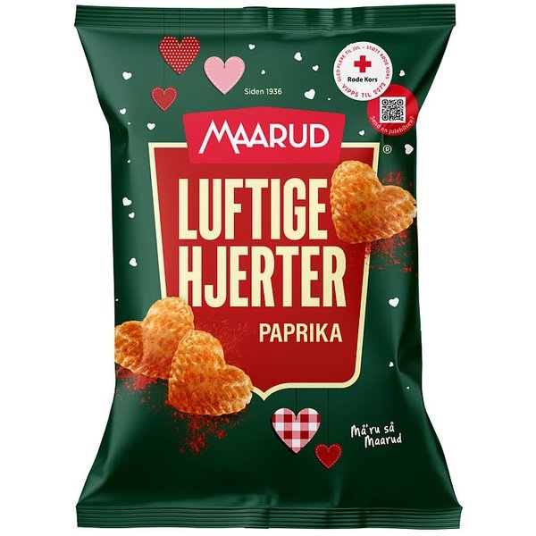 Maarud Christmas hearts (Julehjerter) 120 grams