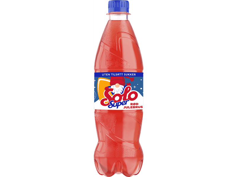 Julebrus Solo Super soda (no added sugar) 0,5 Liter Norwegian Foodstore