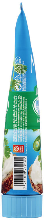 Kavli Low Fat Jalapeno Cream Cheese 175g – Norwegian magerost with jalapeno, fast worldwide shipping