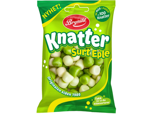 Brynild Knatter Sour Apple 100 grams