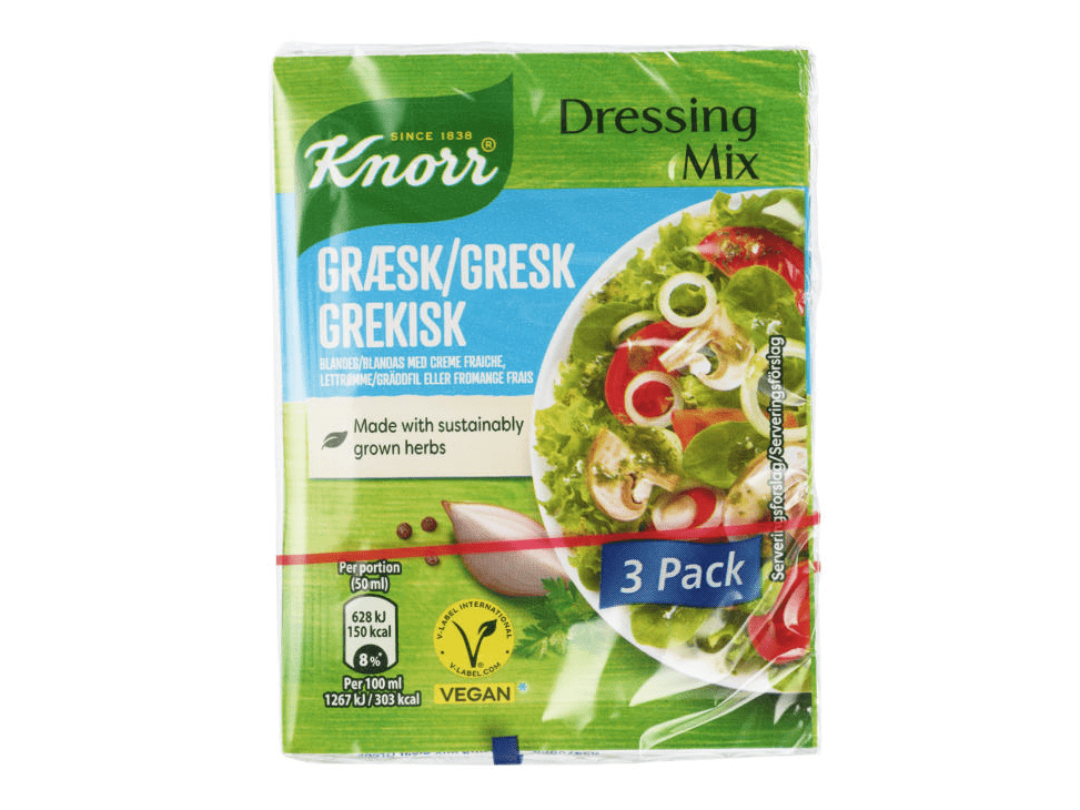 Knorr Greek Dressing Mix 3 Pack – front