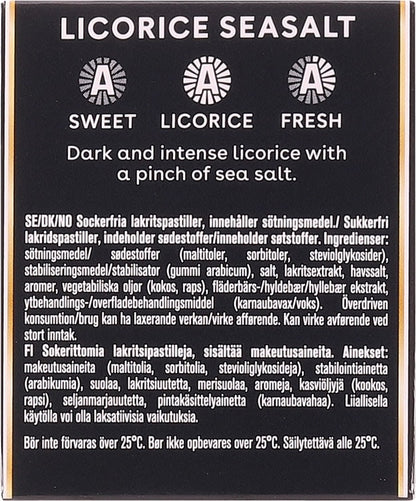 Läckerol Classic Licorice Seasalt Pastill 25 grams Norwegian Foodstore