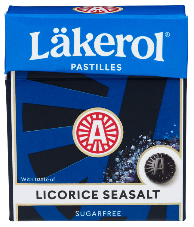 Läckerol Classic Licorice Seasalt Pastill 25 grams Norwegian Foodstore