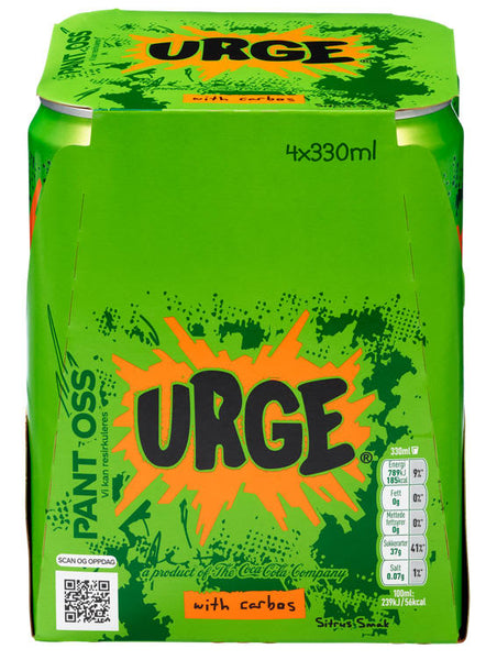 Urge soda 4x330 ml can