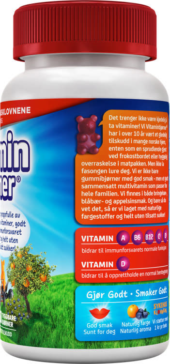 Vitamin bears (Vitaminbjørner) 60 pcs