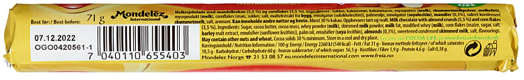 Freia Krokanrull milk chocolate 71 gram