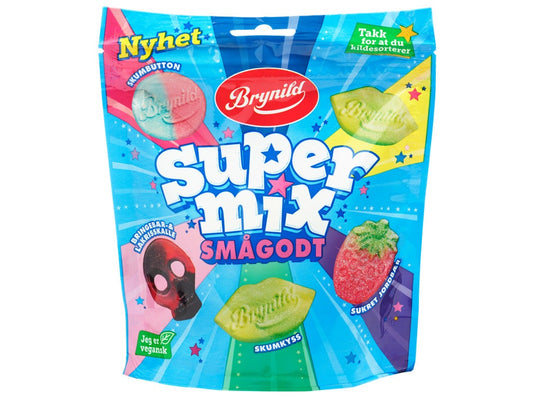 Brynild Supermix pick and mixed candy 220 gram (Smågodt)