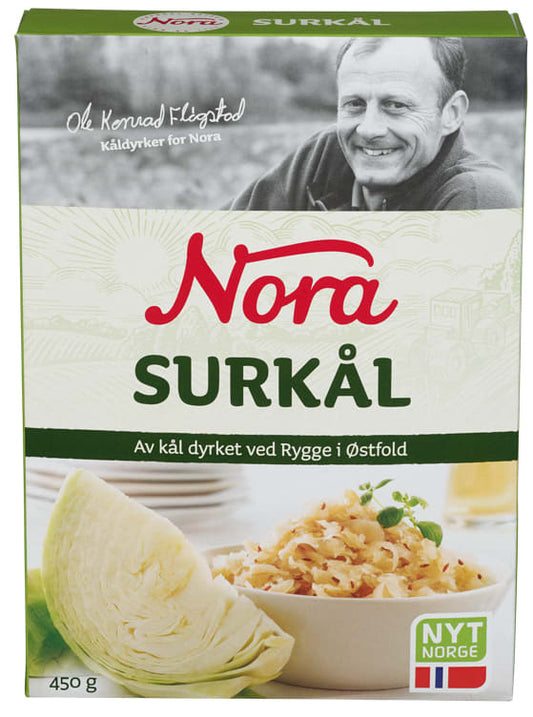 Nora Sauerkraut 450 gram (Surkål)