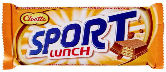 Cloetta Sport lunch double chocolate bar 80 gram